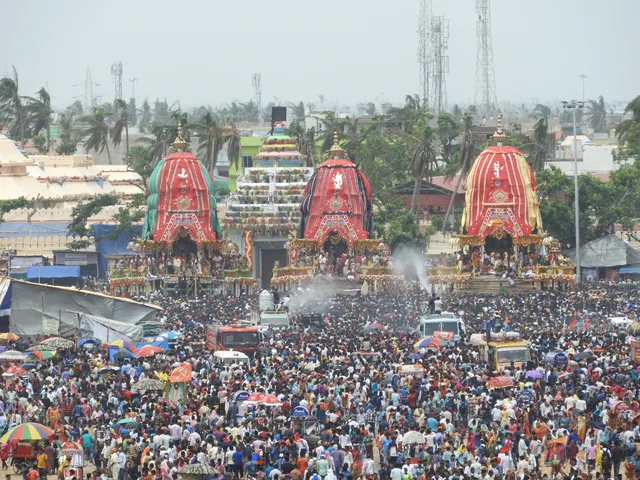'Rath yathra' is the ritualistic procession at Puri in Odisha…