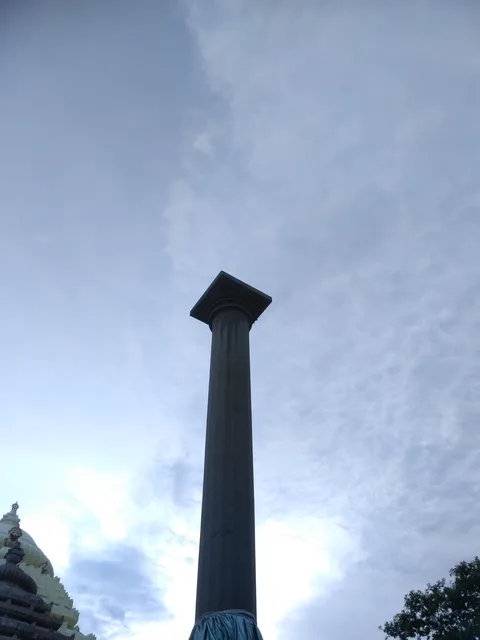 Aruna Stambha - pillar, in front of the SimhaDwaar - Lion gate, of Jagganath Temple of Puri