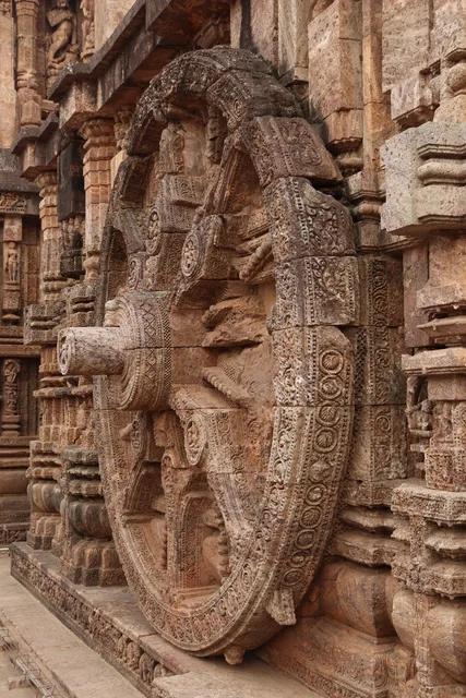 Chariot wheels of Konark Sun Temple