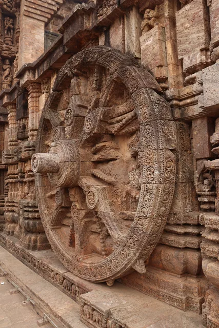Chariot wheels of Konark Sun Temple
