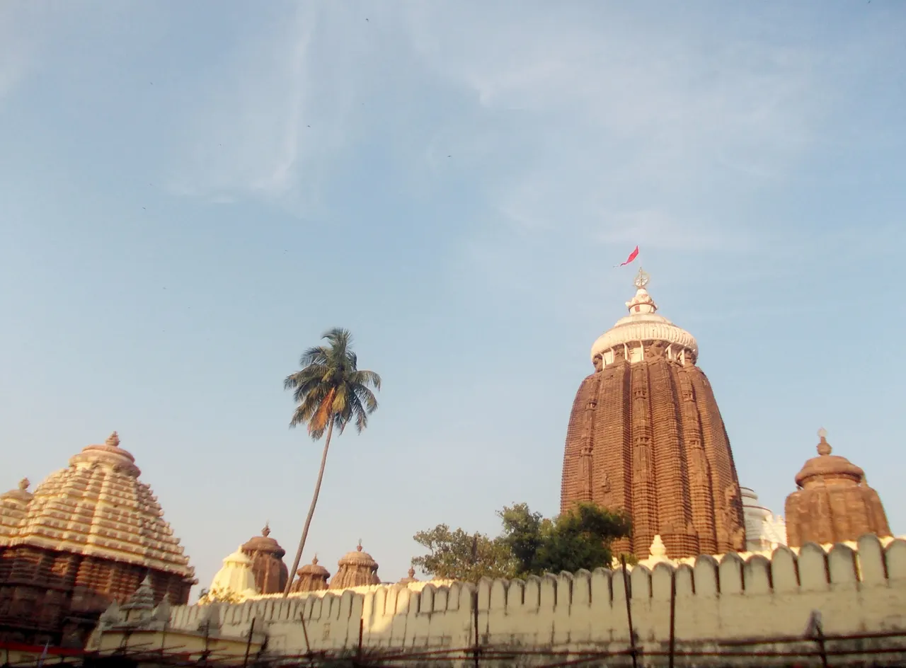 The temple complex seen from above
